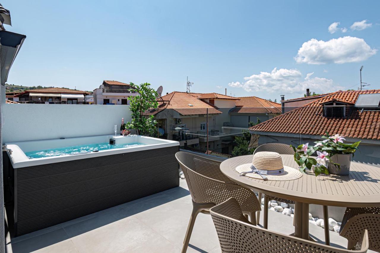 Evitel Luxury Living Aparthotel Hanioti Exterior foto